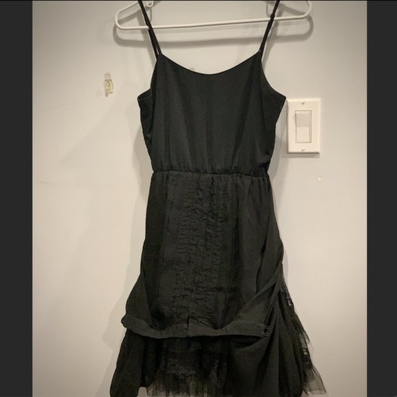 Authentic Alice & Olivia SUZE PUFF DRESS Tiered Lace Tulle Silk Dress $895.00 - Picture 12 of 16